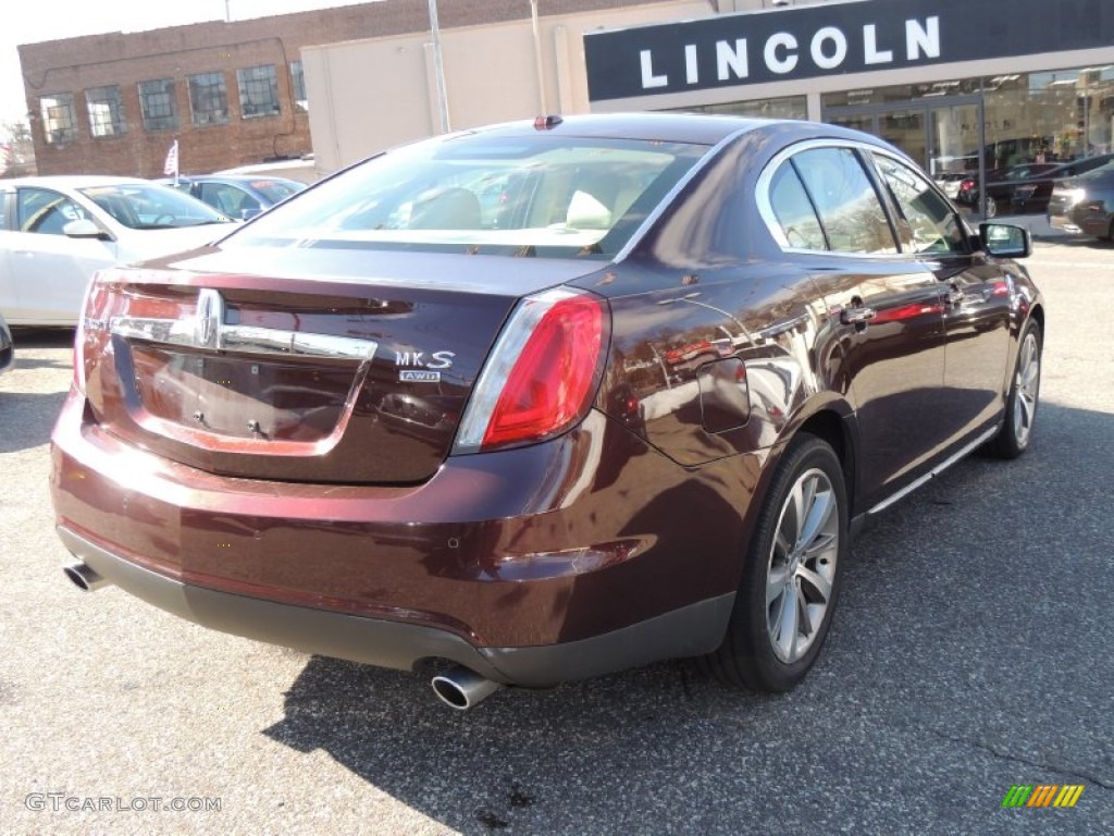 2009 MKS AWD Sedan - Cinnamon Metallic / Cashmere photo #7