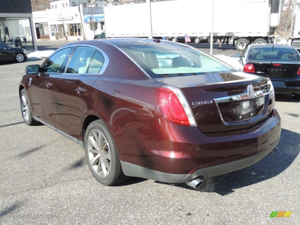 2009 MKS AWD Sedan - Cinnamon Metallic / Cashmere photo #9