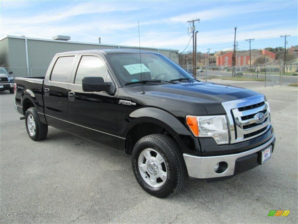 Ebony Black 2011 Ford F150 XLT SuperCrew Exterior Photo #77569761