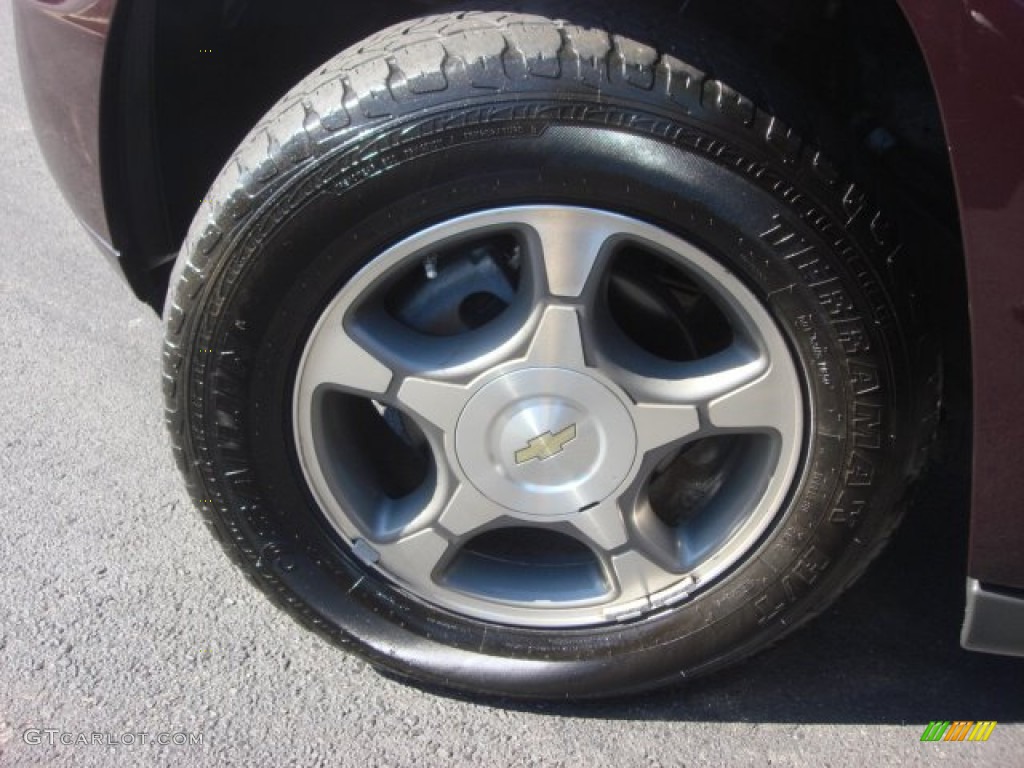 2008 TrailBlazer LT - Dark Cherry Metallic / Light Gray photo #22