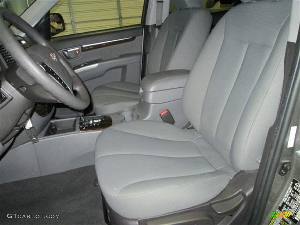 Gray Interior 2012 Hyundai Santa Fe GLS Photo #77571132