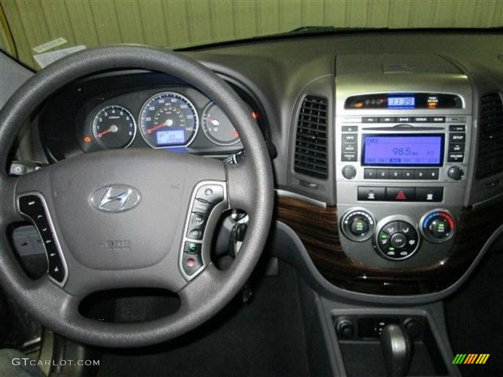 2012 Hyundai Santa Fe GLS Gray Dashboard Photo #77571166