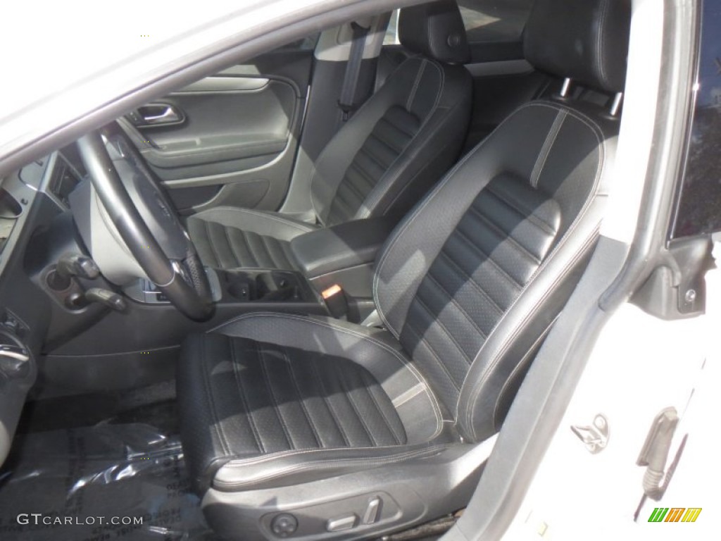 Black Interior 2010 Volkswagen CC Sport Photo #77571291