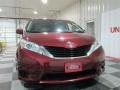 2012 Salsa Red Pearl Toyota Sienna LE  photo #2