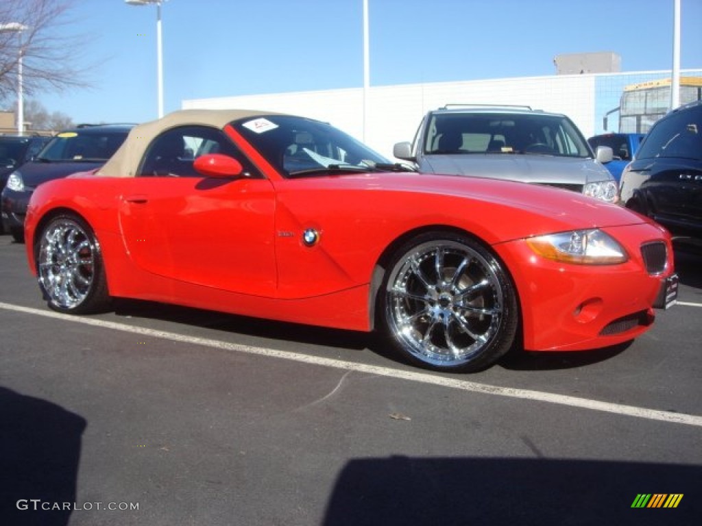 2003 BMW Z4 3.0i Roadster Custom Wheels Photo #77571476