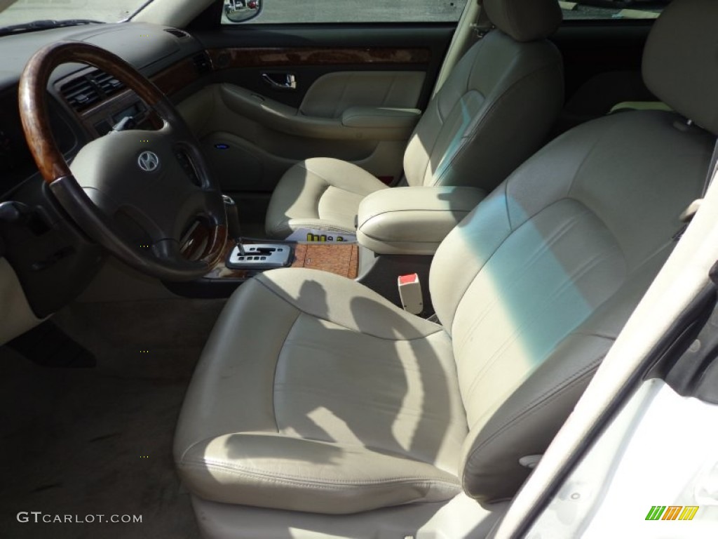 2005 XG350 L - Powder White Pearl / Beige photo #4