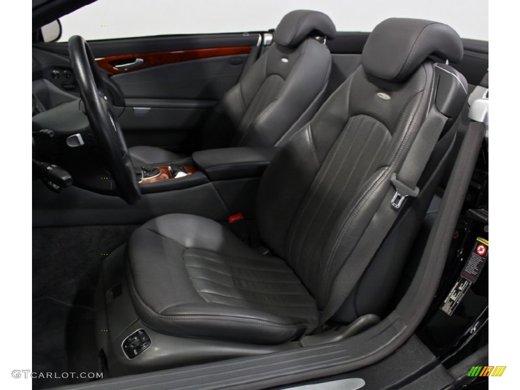 AMG Charcoal Interior 2006 Mercedes-Benz SL 65 AMG Roadster Photo #77572353