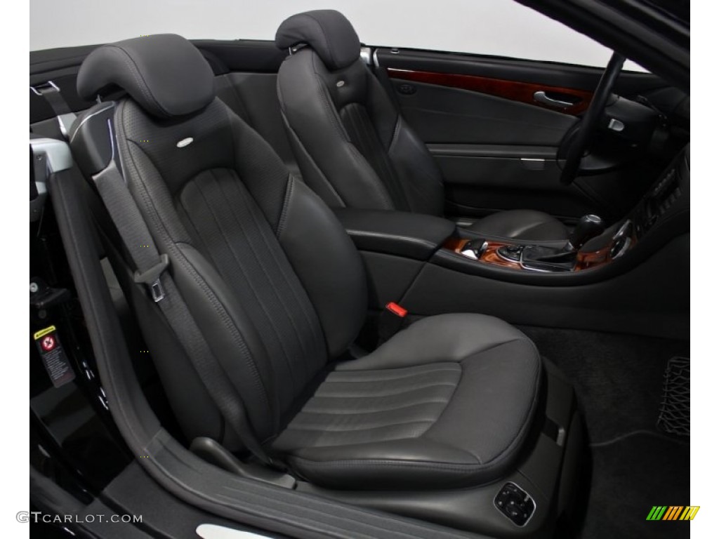 AMG Charcoal Interior 2006 Mercedes-Benz SL 65 AMG Roadster Photo #77572374