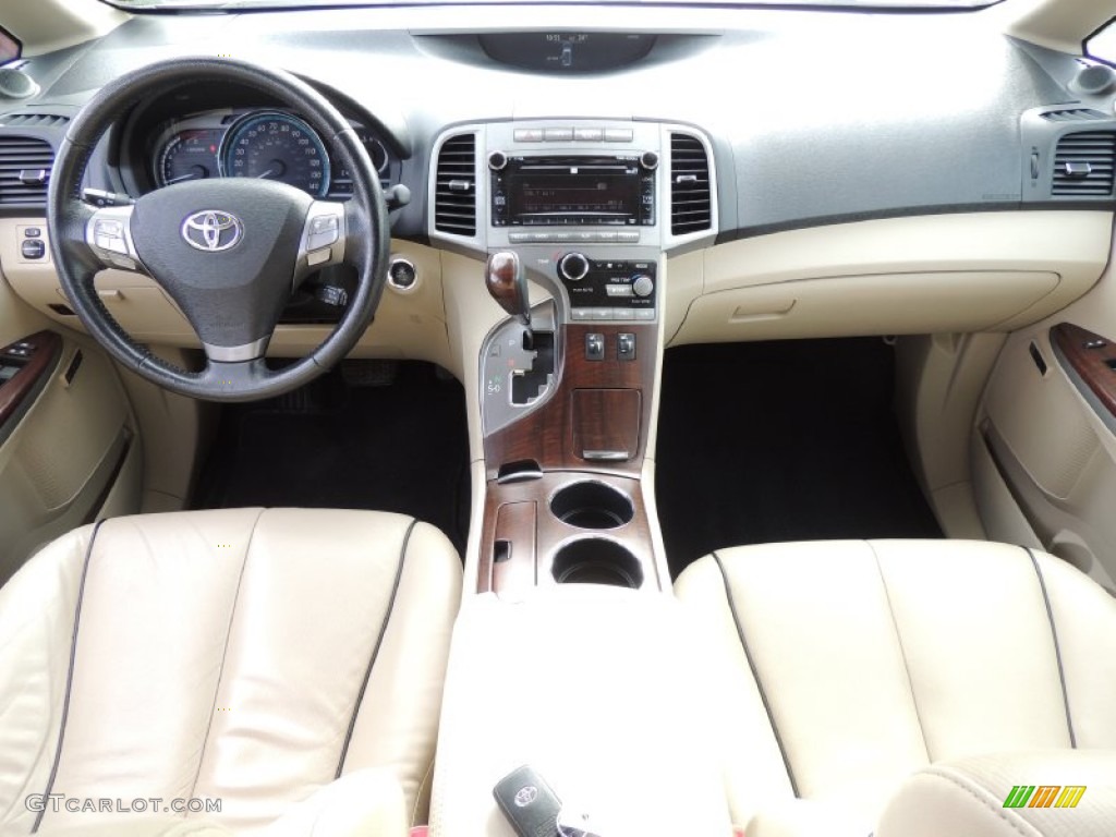2010 Toyota Venza V6 AWD Ivory Dashboard Photo #77572693