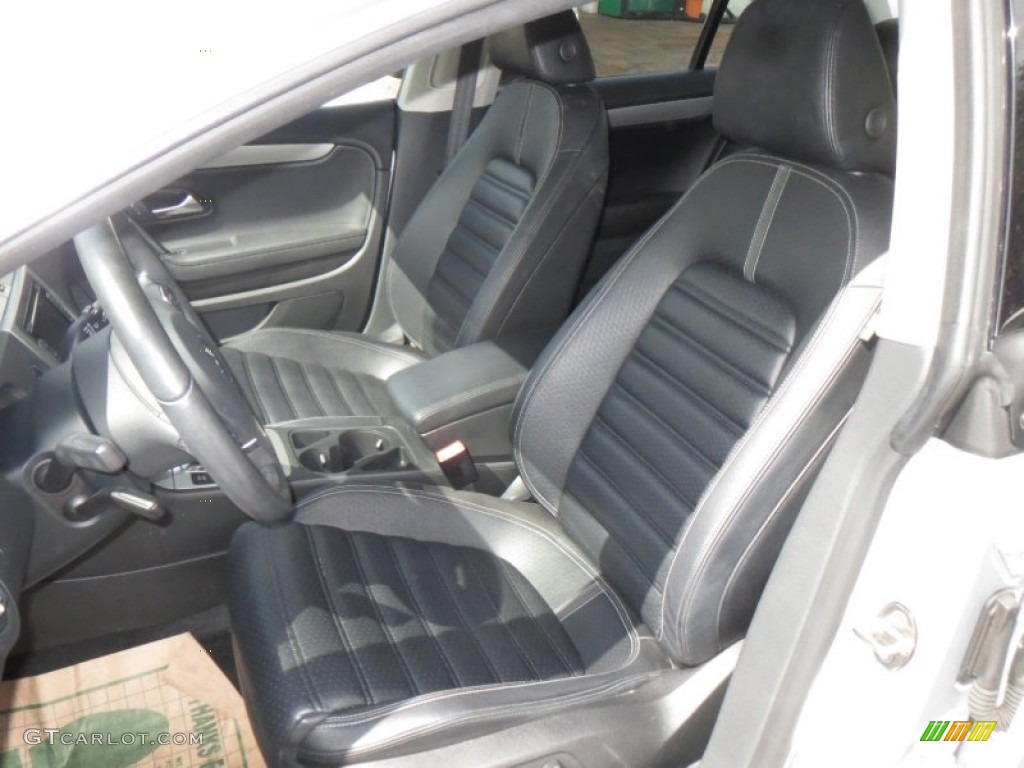 Black Interior 2010 Volkswagen CC Sport Photo #77572701