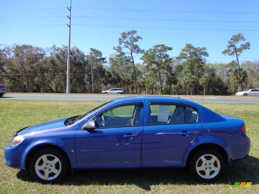 Blue Flash Metallic 2008 Chevrolet Cobalt LS Sedan Exterior Photo #77573111