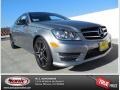 2013 Palladium Silver Metallic Mercedes-Benz C 250 Coupe  photo #1