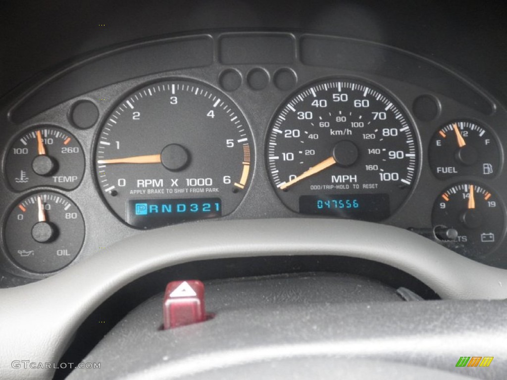 2002 Chevrolet Blazer LS 4x4 Gauges Photos