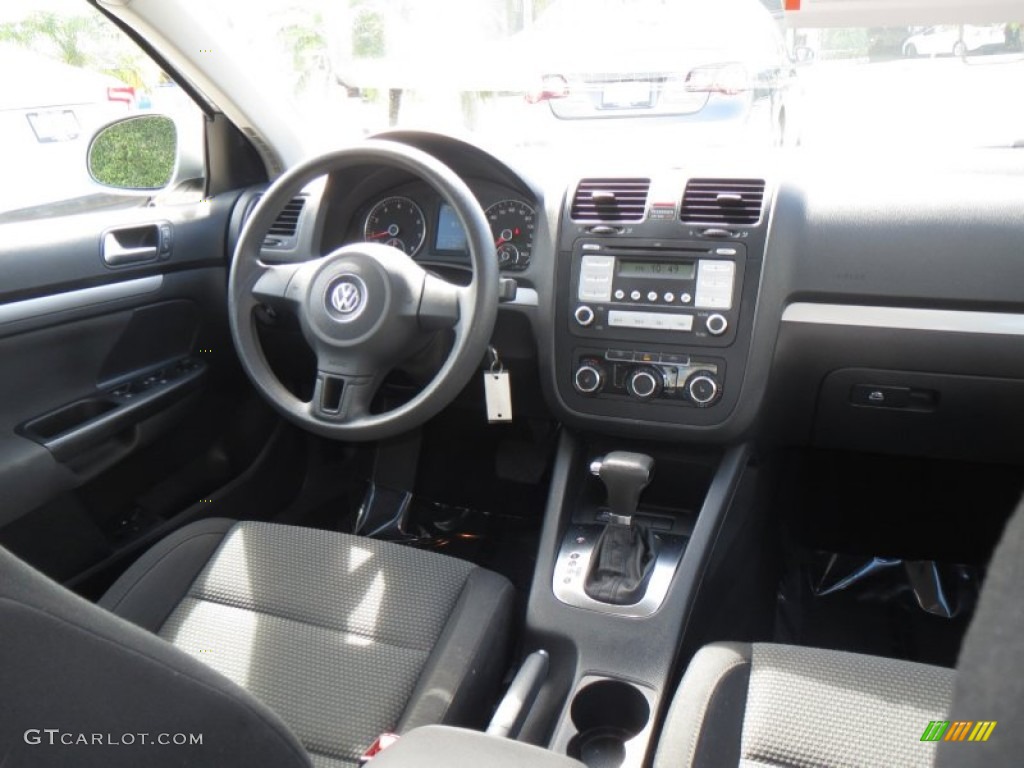 2010 Volkswagen Jetta S Sedan Titan Black Dashboard Photo #77574300