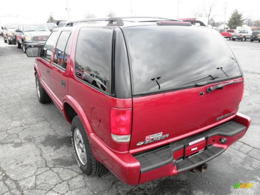 Dark Cherry Red Metallic 2002 Chevrolet Blazer LS 4x4 Exterior Photo #77574440