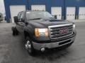 Onyx Black - Sierra 3500HD SLE Crew Cab Chassis 4x4 Dually Photo No. 2