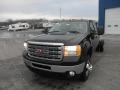 Onyx Black - Sierra 3500HD SLE Crew Cab Chassis 4x4 Dually Photo No. 3