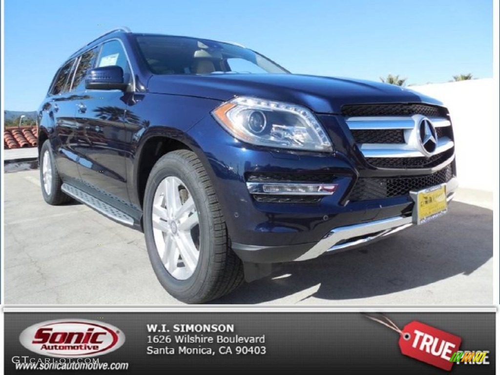 2013 GL 450 4Matic - Lunar Blue Metallic / Almond Beige photo #1