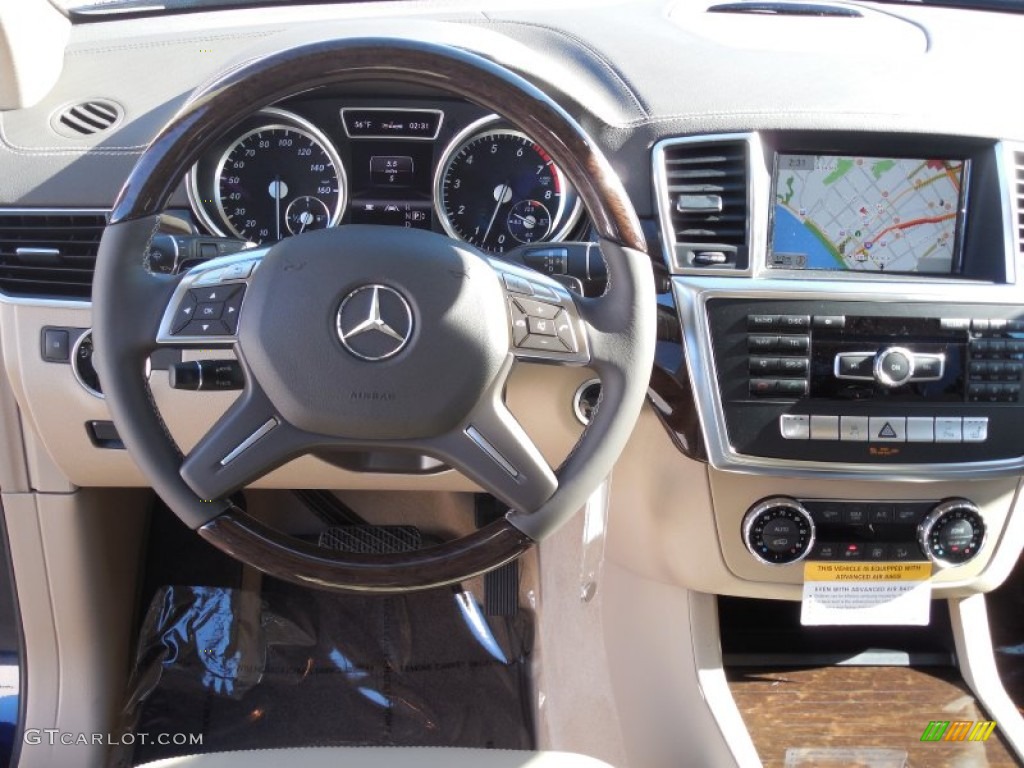 2013 Mercedes-Benz GL 450 4Matic Almond Beige Dashboard Photo #77575353