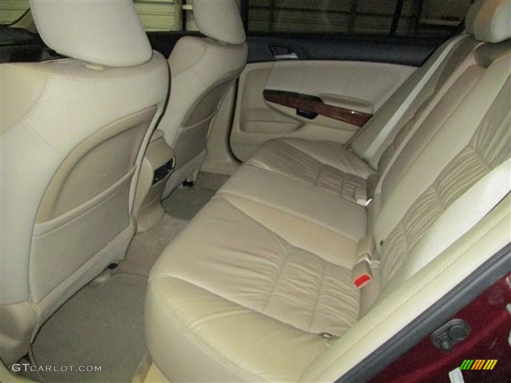 2012 Accord EX-L V6 Sedan - Basque Red Pearl II / Ivory photo #21