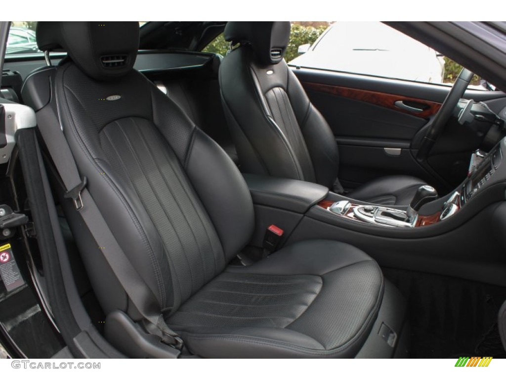 Black Interior 2011 Mercedes-Benz SL 63 AMG Roadster Photo #77576472