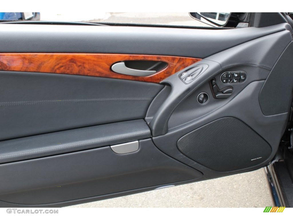 2011 Mercedes-Benz SL 63 AMG Roadster Black Door Panel Photo #77576518