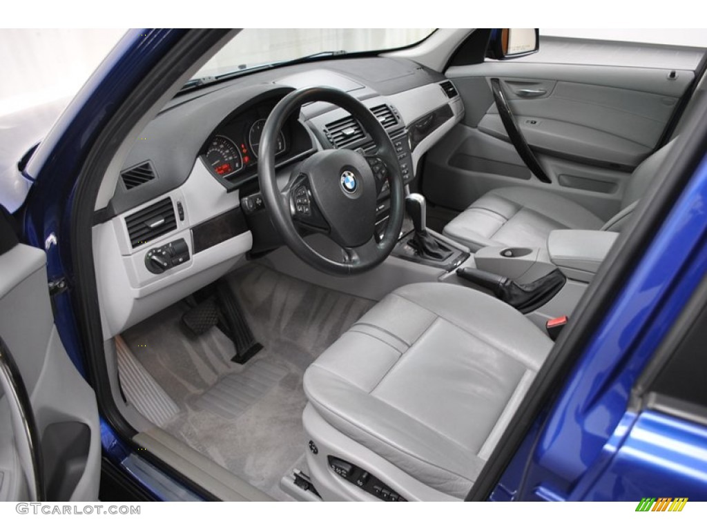 Grey Interior 2007 BMW X3 3.0si Photo #77576592