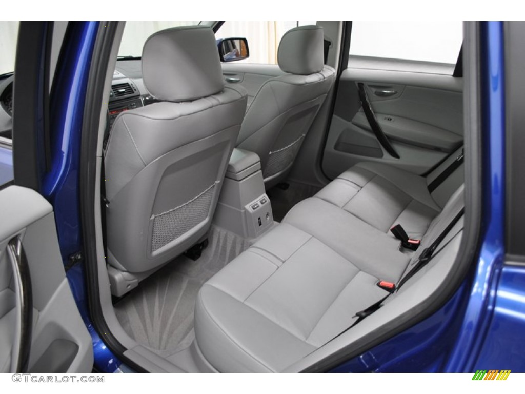 2007 BMW X3 3.0si Rear Seat Photo #77576874