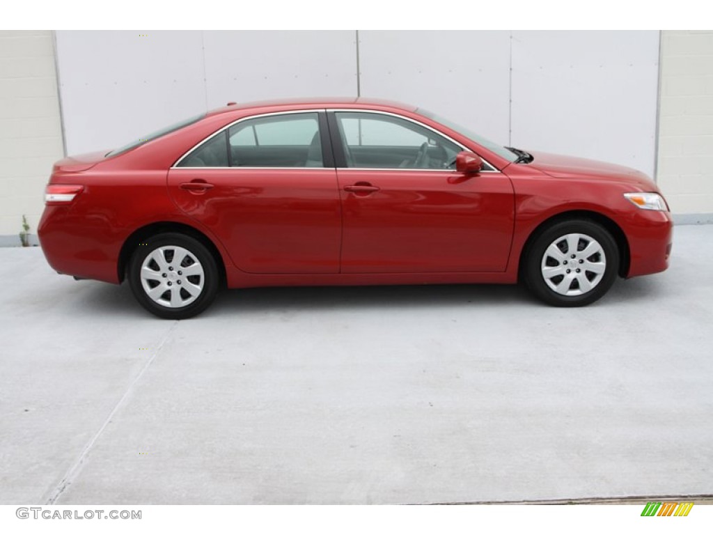 Barcelona Red Metallic 2011 Toyota Camry LE Exterior Photo #77576963