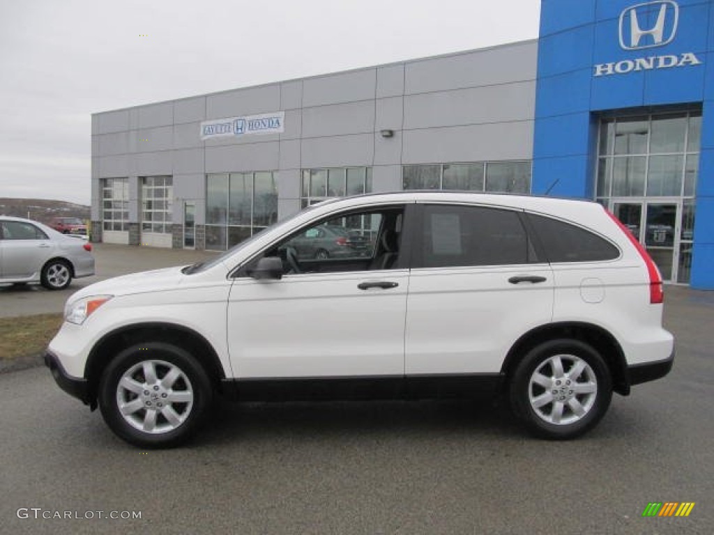 2008 CR-V EX 4WD - Taffeta White / Gray photo #2