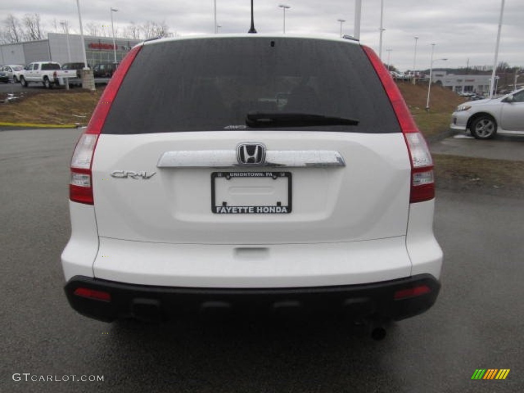 2008 CR-V EX 4WD - Taffeta White / Gray photo #3