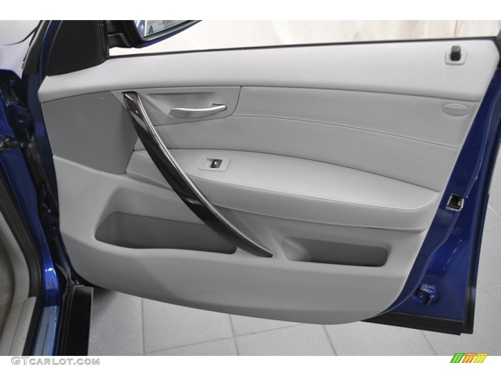 2007 BMW X3 3.0si Grey Door Panel Photo #77577084