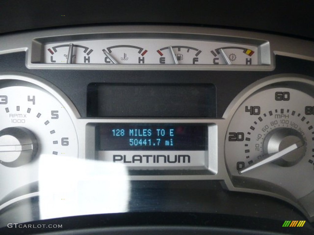 2010 Ford F150 Platinum SuperCrew 4x4 Gauges Photo #77577141