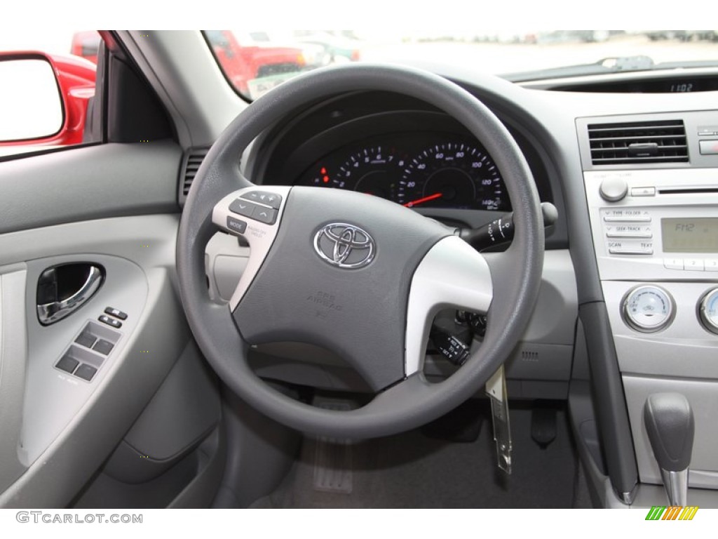 2011 Toyota Camry LE Ash Steering Wheel Photo #77577216
