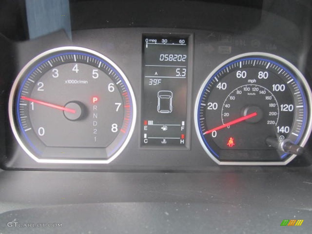 2008 Honda CR-V EX 4WD Gauges Photo #77577330