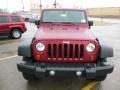 2013 Deep Cherry Red Crystal Pearl Jeep Wrangler Unlimited Sport S 4x4  photo #3