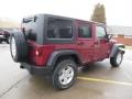 2013 Deep Cherry Red Crystal Pearl Jeep Wrangler Unlimited Sport S 4x4  photo #6