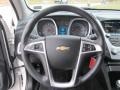 Jet Black 2012 Chevrolet Equinox LT Steering Wheel