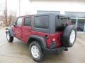 2013 Deep Cherry Red Crystal Pearl Jeep Wrangler Unlimited Sport S 4x4  photo #8