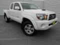 Super White 2010 Toyota Tacoma V6 PreRunner TRD Sport Access Cab