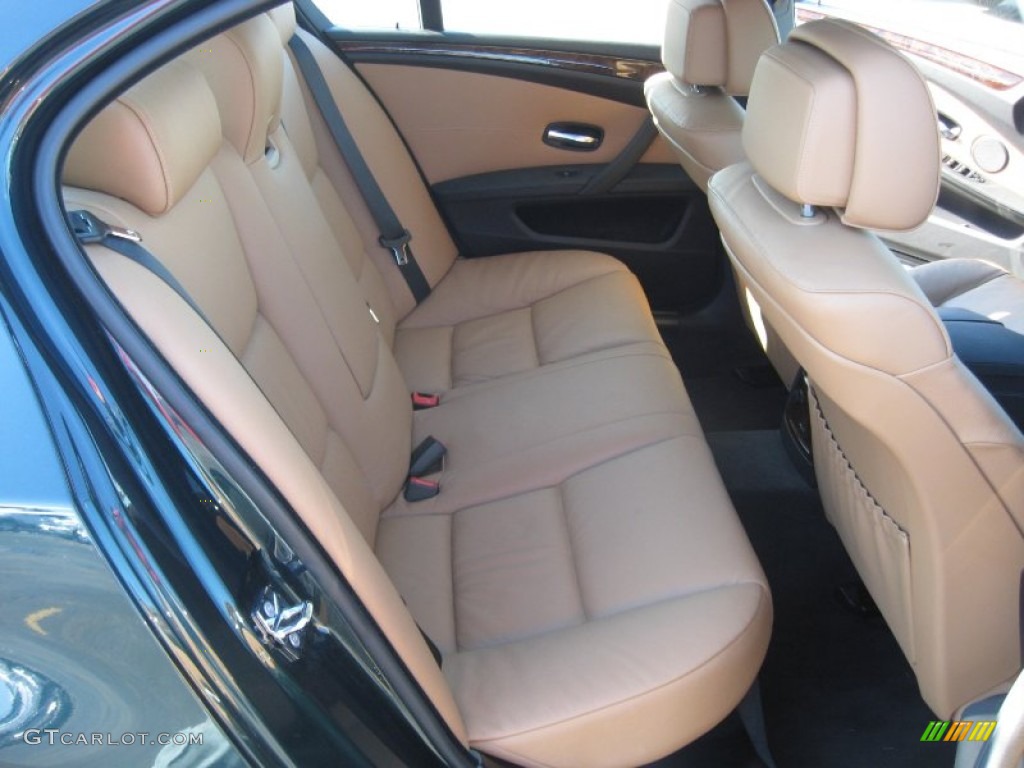 Natural Brown Interior 2008 BMW 5 Series 528i Sedan Photo #77578362