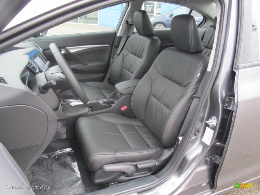 2013 Honda Civic EX-L Sedan Front Seat Photo #77578659