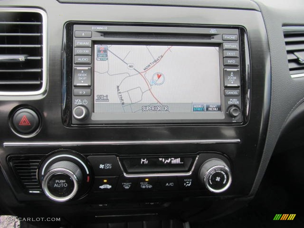 2013 Honda Civic EX-L Sedan Navigation Photos