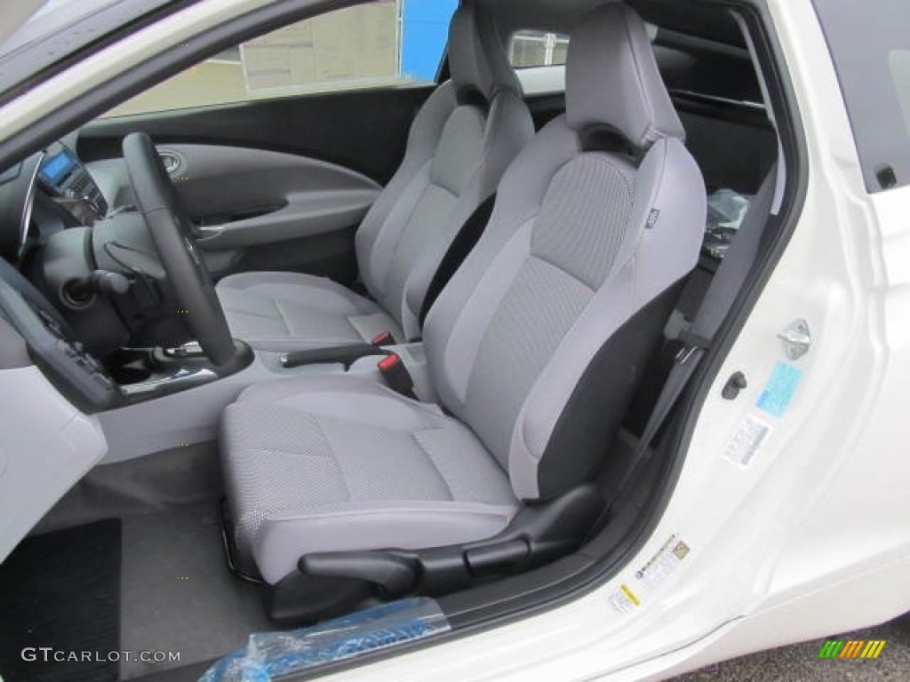 Gray Interior 2012 Honda CR-Z EX Sport Hybrid Photo #77579116