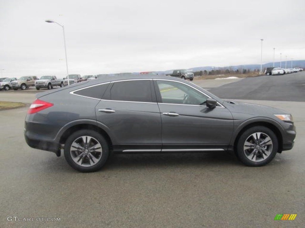 Polished Metal Metallic 2013 Honda Crosstour EX-L V-6 4WD Exterior Photo #77579484