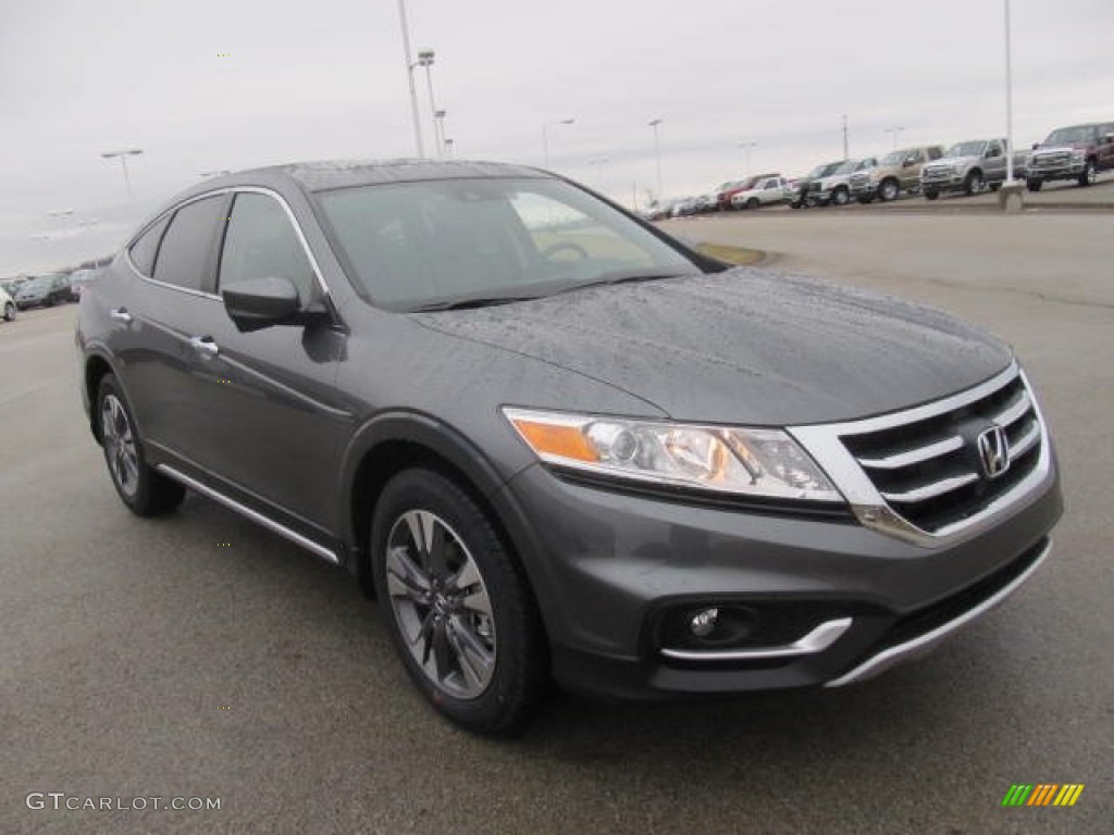 Polished Metal Metallic 2013 Honda Crosstour EX-L V-6 4WD Exterior Photo #77579500