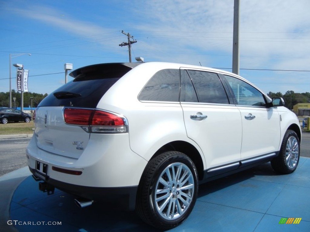 White Platinum Tri-Coat 2011 Lincoln MKX AWD Exterior Photo #77580045