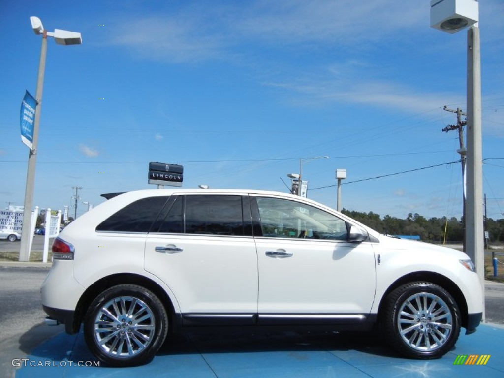 White Platinum Tri-Coat 2011 Lincoln MKX AWD Exterior Photo #77580069