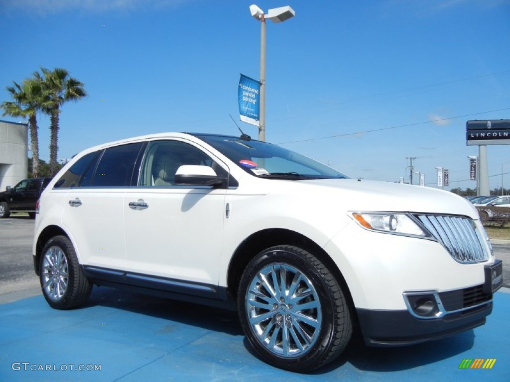 White Platinum Tri-Coat 2011 Lincoln MKX AWD Exterior Photo #77580098