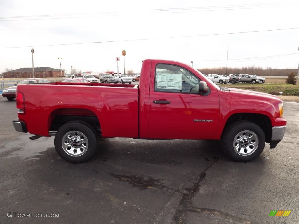 2013 Sierra 1500 Regular Cab - Fire Red / Dark Titanium photo #4
